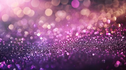 Abstract gold, Pink and purple glitter background with fireworks, Celebration and anniversary concept, copy space christmas eve, 4th of july holiday concept
