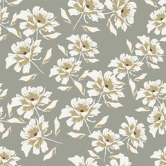 cute flower pattern image for fabric textile or wall decoration