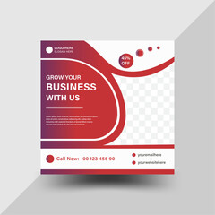 Digital business marketing social media post design.
Suitable for social media post and web internet ads. 
business marketing social media post & web , new social media post design.