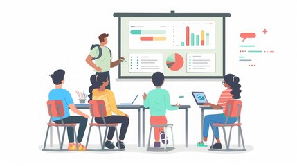 Business Presentation: Data Analysis and Teamwork