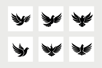 Bird dove icon vector illustration.