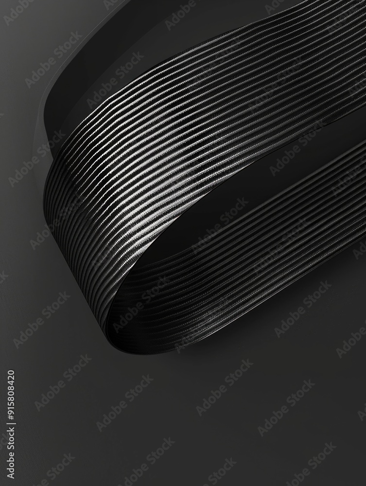 Poster sleek geometric line art with 3d depth. unique and minimalistic design suitable for modern interiors