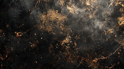 Dust and Scratches Design: Aged Photo Editor Layer with Black Texture
