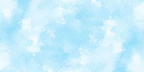 gradient light white sky background with fluffy clouds .Nature landscape in environment day horizon skyline view .cloudy in sunshine calm bright winter air background .