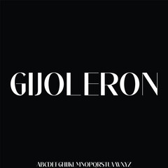 unique luxury and elegant serif font glamour style