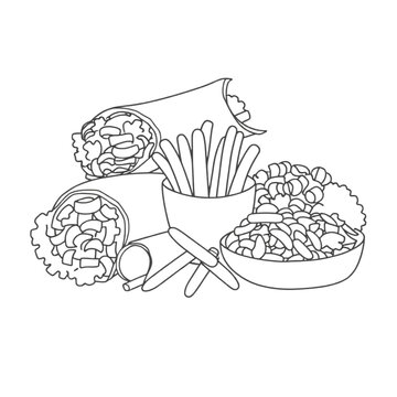 recommend clip art: Coloring page outline of a chameleon lizard on an Isolated transparent background. generated with AI