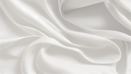 Obraz premium a white silk fabric