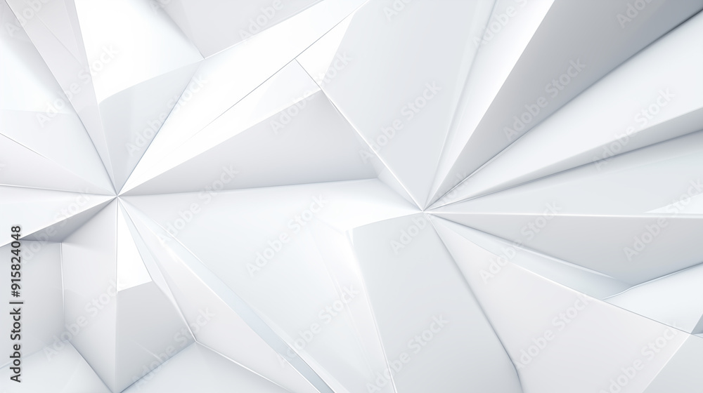 Poster abstract geometric background consisting of volumetric triangles, polygons.