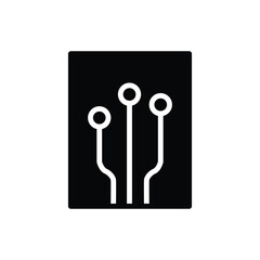 digital data solid icon vector design good for web or mobile app