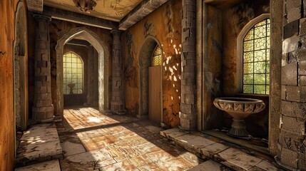 Fototapeta premium Mission Revival Environment