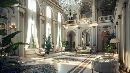 Fototapeta premium Neoclassical Environment