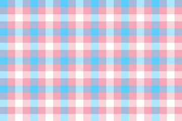 Transgender plaid checkered fabric pattern swatch