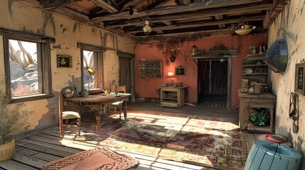 Pueblo Revival Environment