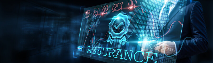 Assurance professional meticulously analyzes financial data, constructing intricate graphs and calculating key metrics to project revenue growth, identify potential risks, enhance business confidence.