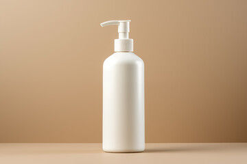 white pump bottle mockup