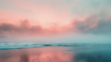 Colorful Smoke Clouds Against a Pastel Background at Dusk