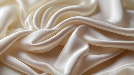 Fototapeta premium white silk fabric background