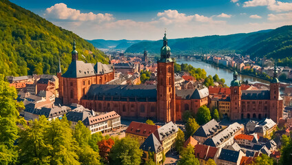 Obraz premium Amazing Heidelberg Germany