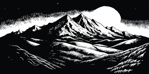 landscape in the mountains