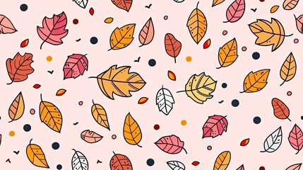 autumn leaves pattern