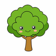 Create a tree Elm art vector illustration