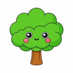 Create a tree Elm art vector illustration