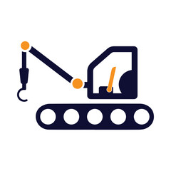 crane, caterpillar, car, caterpillar crane icon