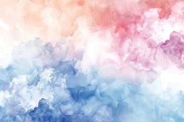 Fototapeta premium A colorful cloud formation of water droplets suspended in the air