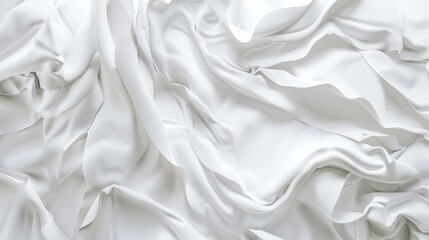 Obraz premium A close-up view of a bed with white sheets, ideal for bedroom or interior design concepts