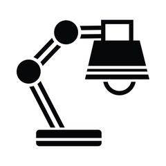 table lamp, light, desk light, desk lamp icon