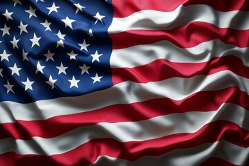 Obraz premium High-quality USA flag background design, ideal for Independence Day, Veterans Day, Labor Day, Memorial Day, and Army Birthday, showcasing national pride