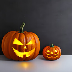 Blazing Pumpkin. Created with Generative AI technology