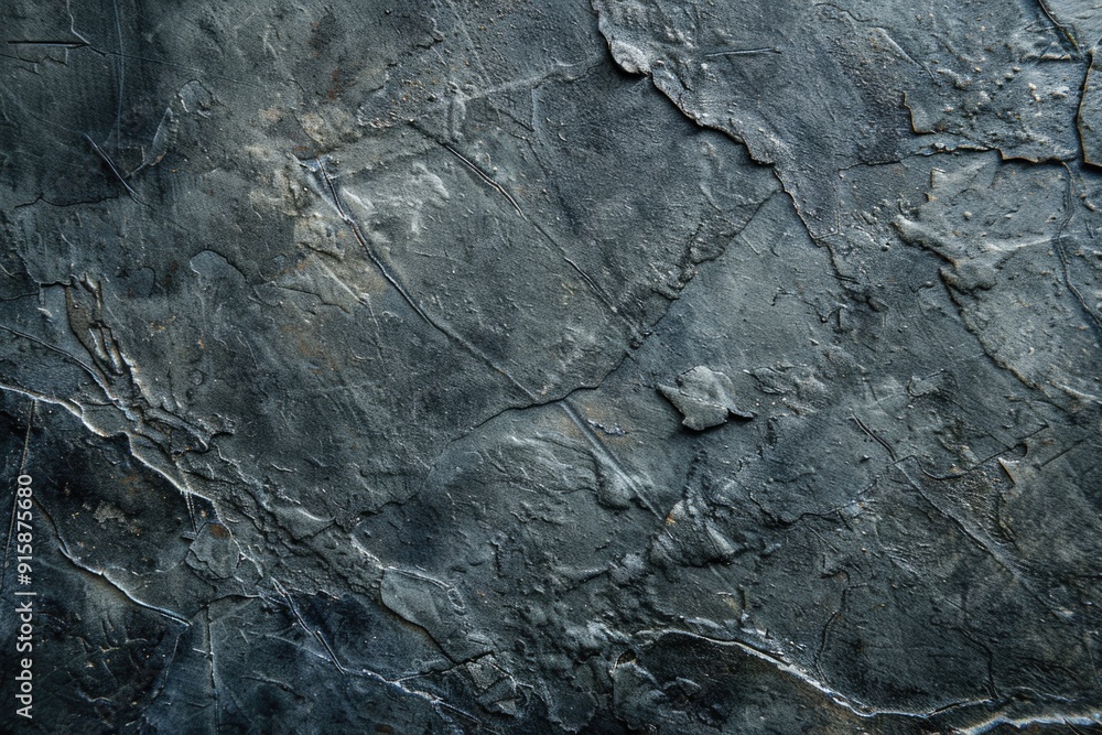 Poster A close-up view of a stone wall with visible cracks and texture