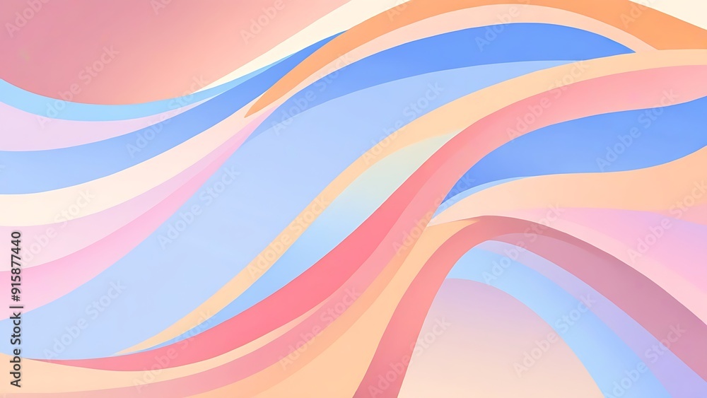 Poster abstract background with colorful gradient waves suitable for web design, social media graphics, bra