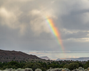 Vibrant Color Rainbow Southern Utah