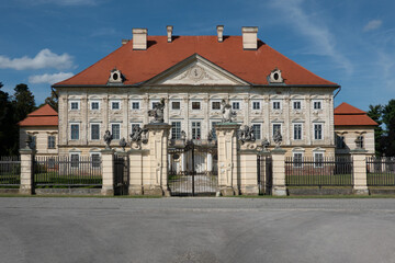 Naklejka premium Dvorec Dornava . Schloss Dornau . Dornava Mansion