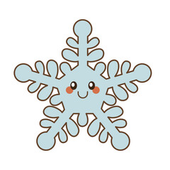 Snowflake Flat Design Clipart