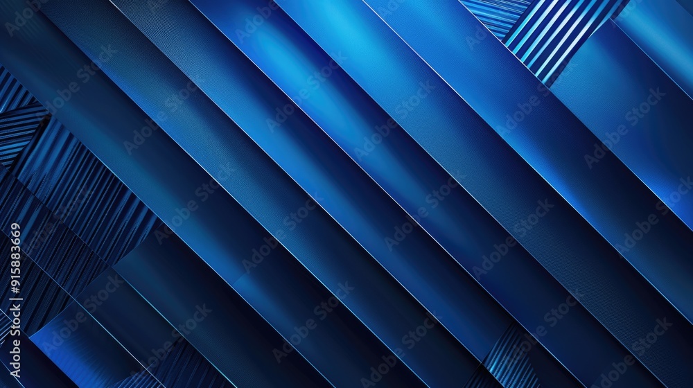 Aufkleber blue abstract background with diagonal lines