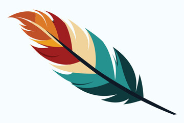 feather vector illustration © AL