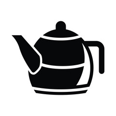 Electric Kettle, Boiling kettle, kettle teapot with degrees icon