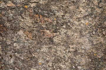 Rough weathered stone texture The passage of time is evident