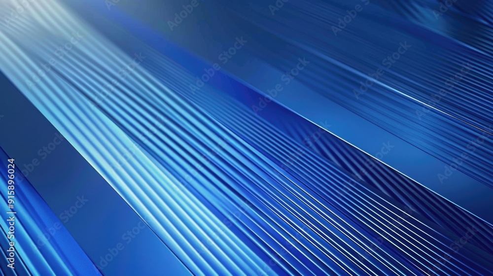 Poster a close-up shot of a blue background with straight lines, suitable for use in presentations or desig