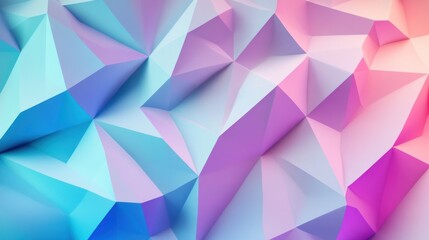 Abstract Colorful Polygonal Background