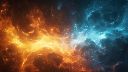 Cosmic Dance of Fire and Ice