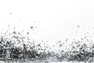 Obraz premium A close-up view of a splash of water in black and white