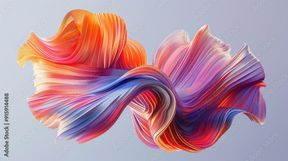 Poster a vibrant object sits against a calm blue backdrop, ideal for adding visual interest to your design 