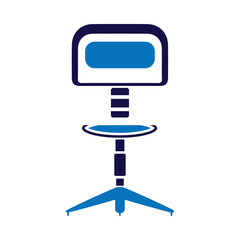 chair, wheel chair, office chair, office chair on wheels icon