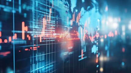 Business and economic growth on global business networks, Financial and banking data analysis, Customer service, Technology and data connection, Business strategy and digital marketing.