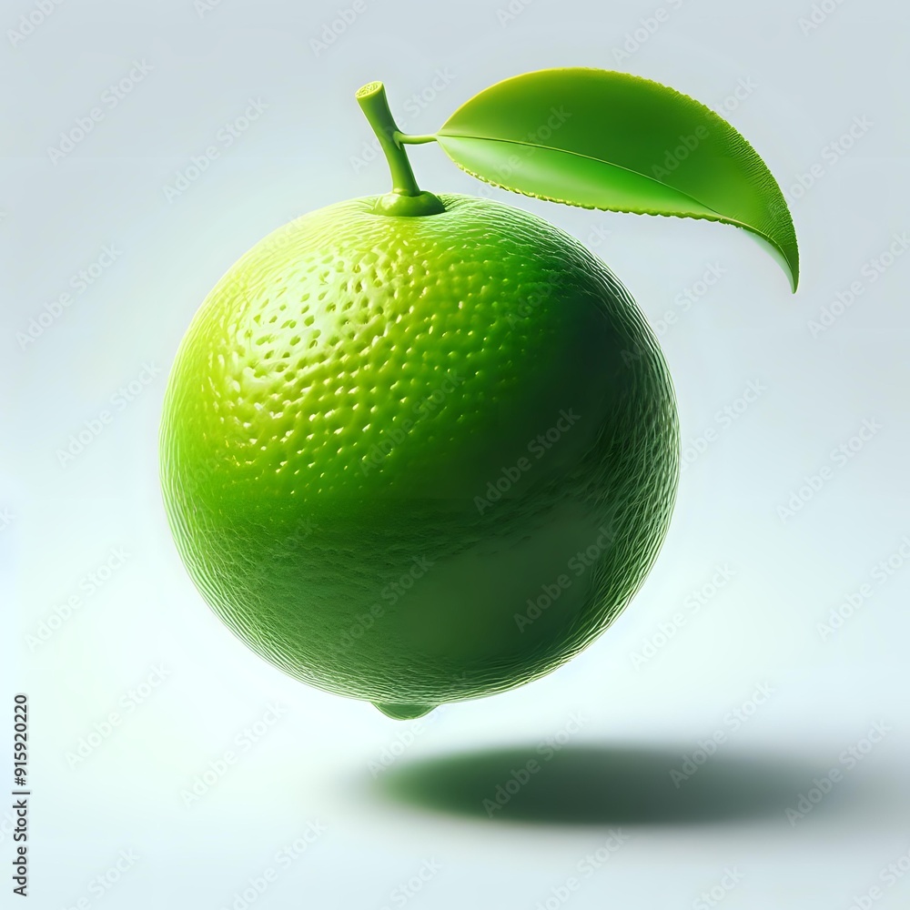 Wall mural green lemon