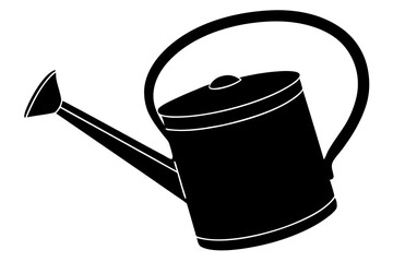  Watering can icon, Watering can vector silhouette illustration  © Trendy CraftSVG 